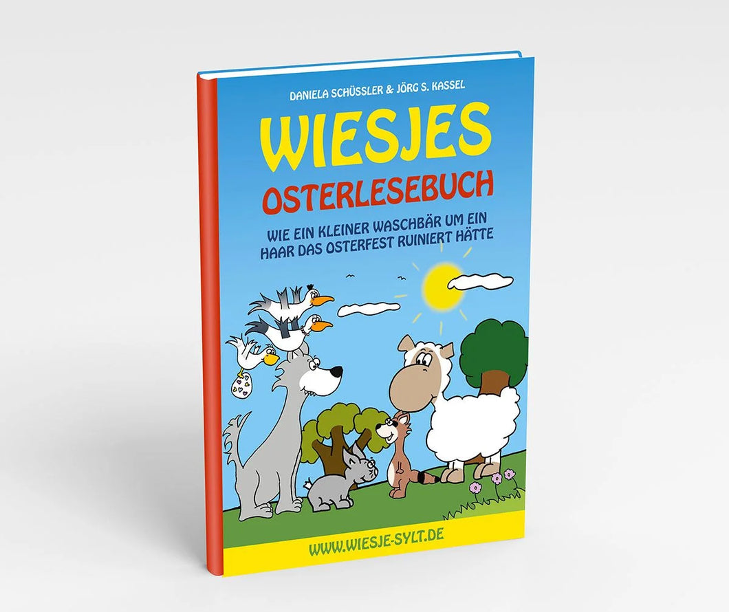 Wiesjes großes Oster-Lesebuch + Baby-Möwe Fiete als Kuscheltier